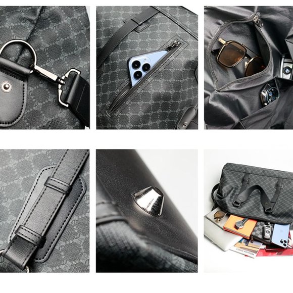 LARGE Quality Men's Duffel Weekend Gym Sport Overnight Handbag Travel Bag - Picture 7 of 7